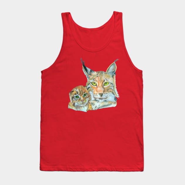 Lynxes Tank Top by mariasibireva